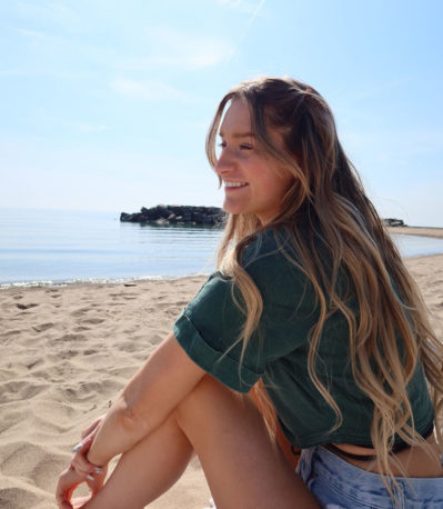 Rachel on Beach